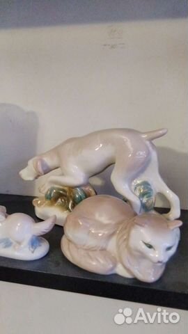 Статуэтки старая гжель