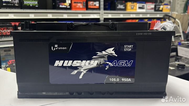 Аккумулятор Husky AGM 105 Ач 950 А
