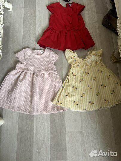 Платье для девочки до года,вещи с Германии hm,zara