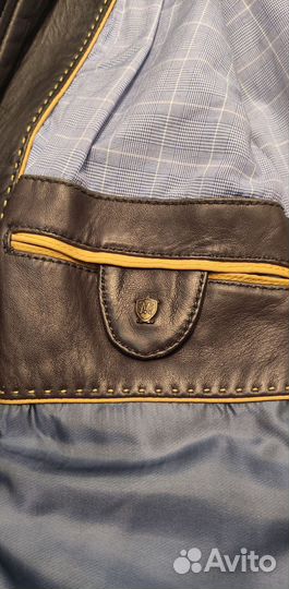 Мужская кожаная куртка Massimo Dutti