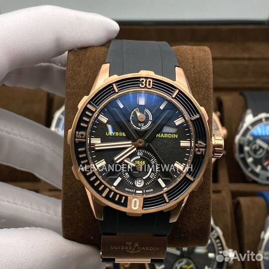 Мощные мужские механические часы Ulysse Nardin