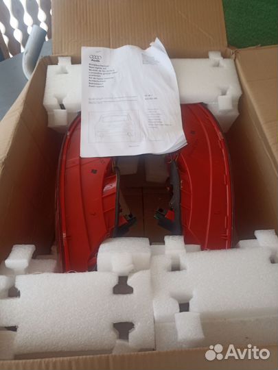 Задние фары на audi Q7