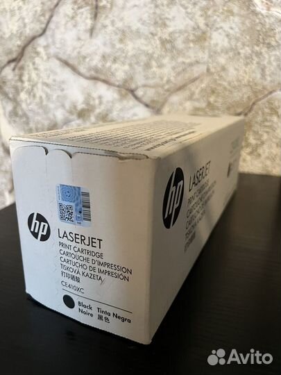 Картридж для принтера hp laserjet CE410XC (черный)