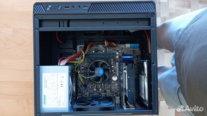 Системный блок i3 2100, 8gb озу, rx 550 2 gb