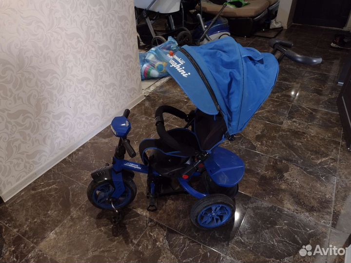Детский велосипед коляска