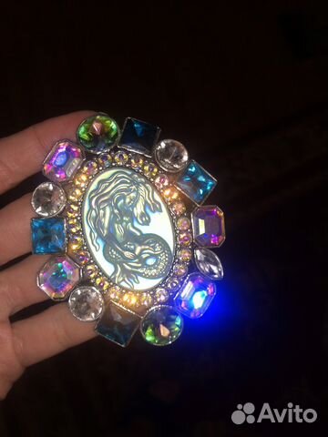 Брошь кулон kirks folly русалка