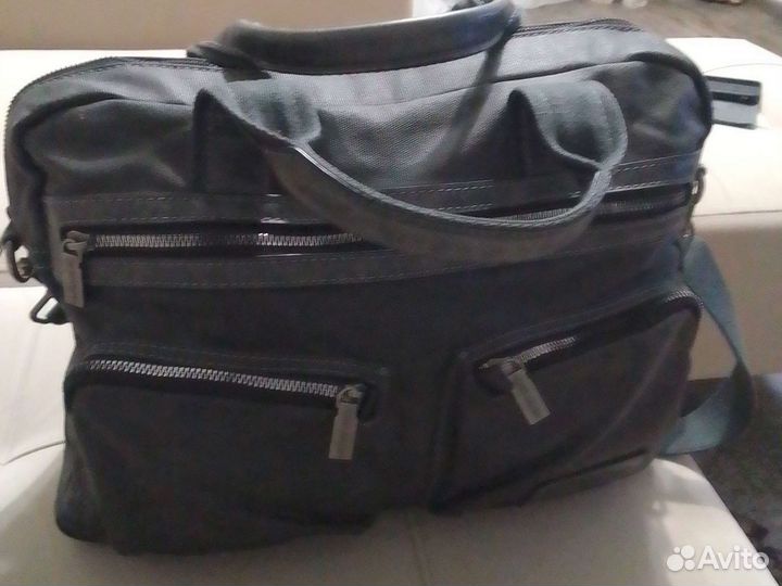 Сумка мужская с ручками холщевая