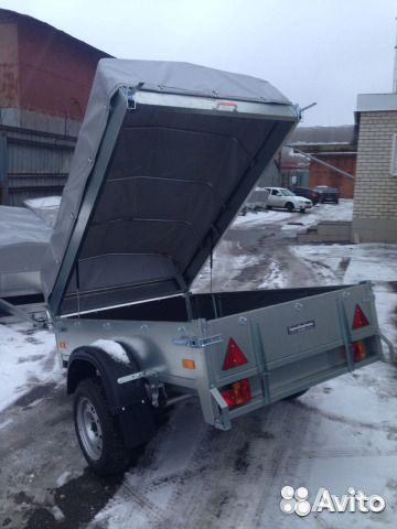 Прицеп сст 71-32-03 с откидным тентом 300мм