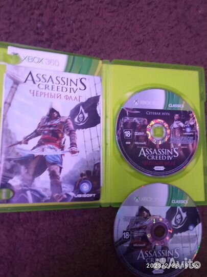 Assassin's Creed IV Чёрный флаг Xbox 360 Лицензия