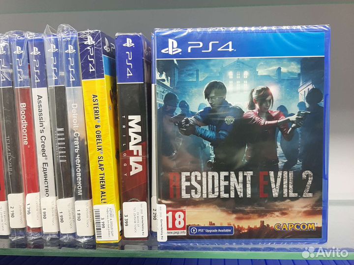 Resident evil 2 (PS4,новый,русские субтитры)