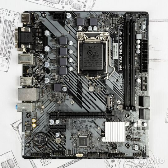 Материнская плата ASRock H510M-HDV/M.2 SE