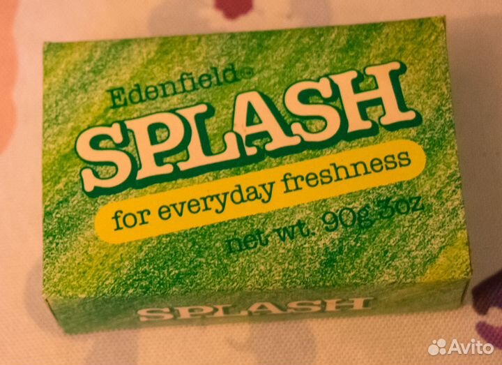 Винтажное мыло Splach, Shield Англия 1980-ых годов