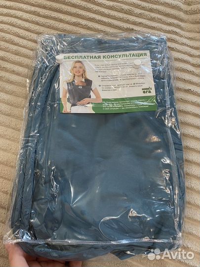 Трикотажный слинг-шарф Mums Era, как эрго-рюкзак