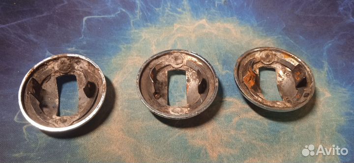 Заглушки для крючка дверей ваз 2101-06 хром