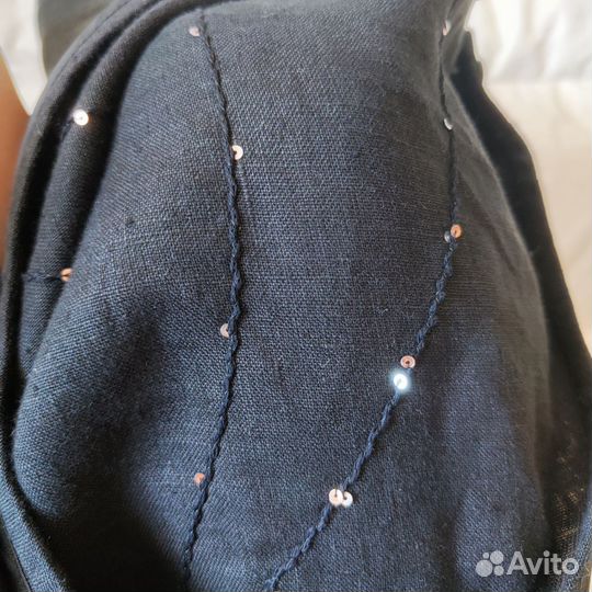 Льняная юбка в пол