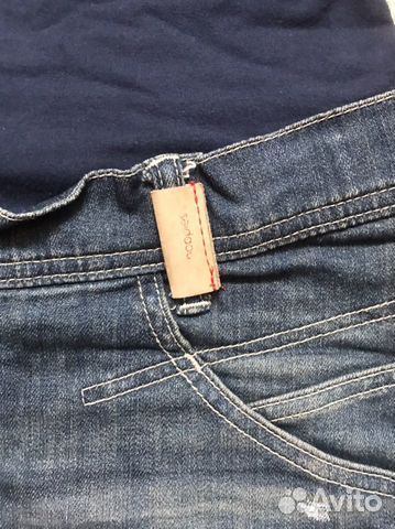 Юбка джинсовая для беременных 44