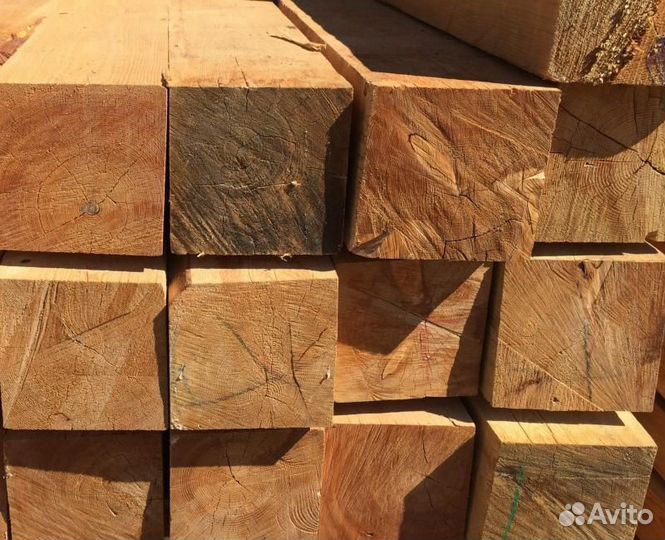 Брус обрезной 200х200х6000 лиственница