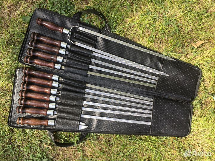 Набор шампуров подарочный