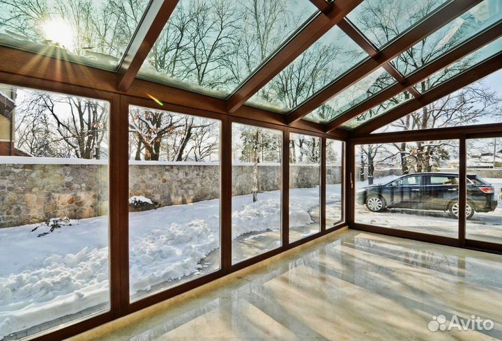 Зимний сад / Алюминиевые конструкции