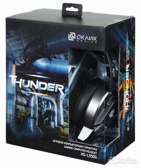 Новые Игровые Наушники С Микро Oklick HS-L550G RGB