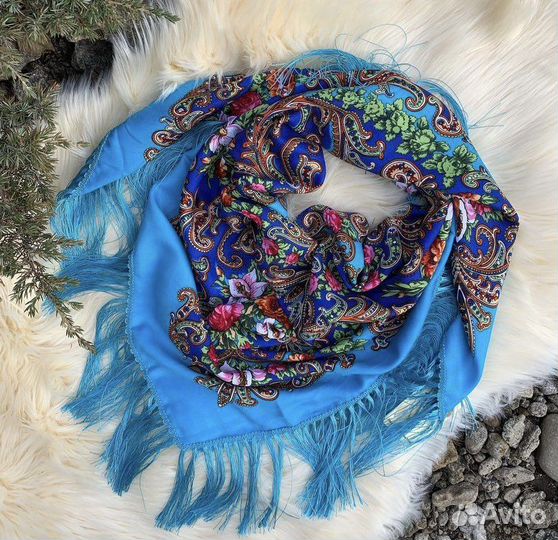 Платок шаль Павлопосадский