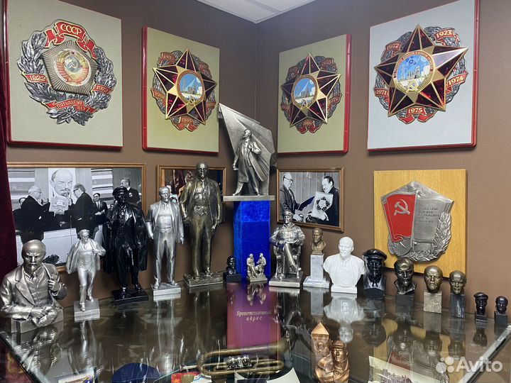 Бюсты Ленина, лфз, фарфор,силумин,чугун.ссср