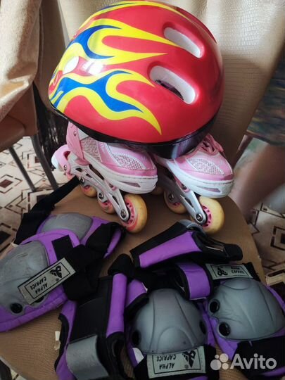 Детские ролики и защита