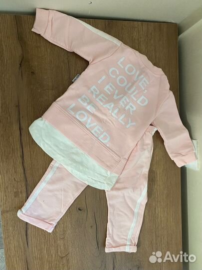 Костюм для девочки 9-12м 74-80р