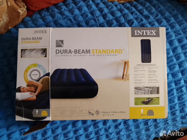 Надувной матрас intex