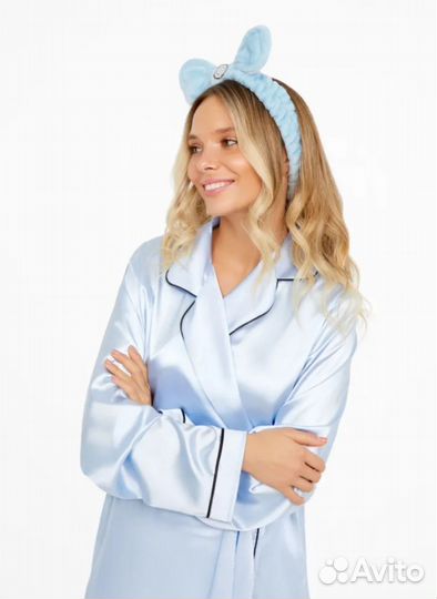 Халат женский шелковый