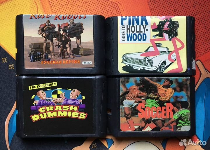 Sega Mega Drive Лот 12 Старых Картриджей 2000х #3