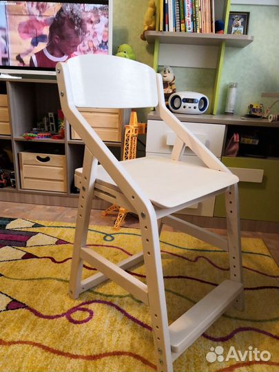 Растущий стул Робин Вуд, белый (новый)