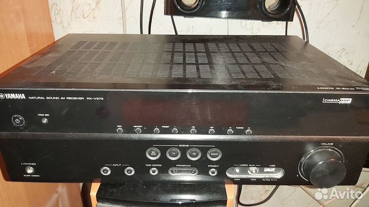 Yamaha RX-V373 и комплект акустики с сабвуфером
