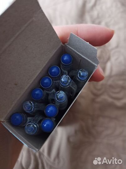 Ручки гелевые синие crown упаковка 12 шт