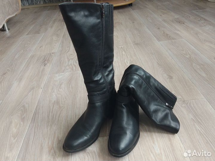 Сапоги женские натуральная кожа