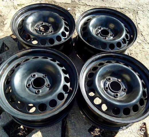 Диски штампованные Vag, оригинал R-16, 5x112 купить в Краснодаре | Авито