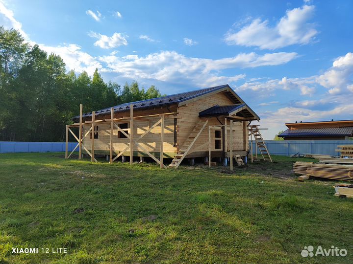 Строительство домов из бруса бригада