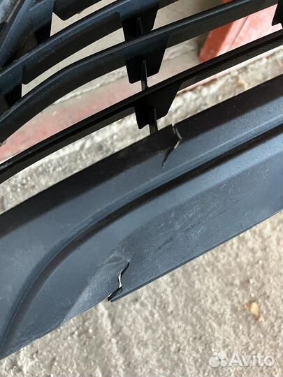 Юбка губа под передний бампер Рено Аркана