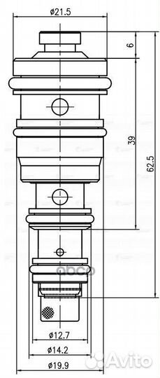 Клапан регулир. компрессора кондиц. lccv 0503
