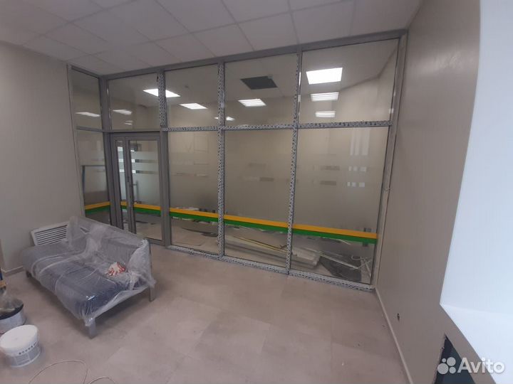 Двери и перегородки из алюминия