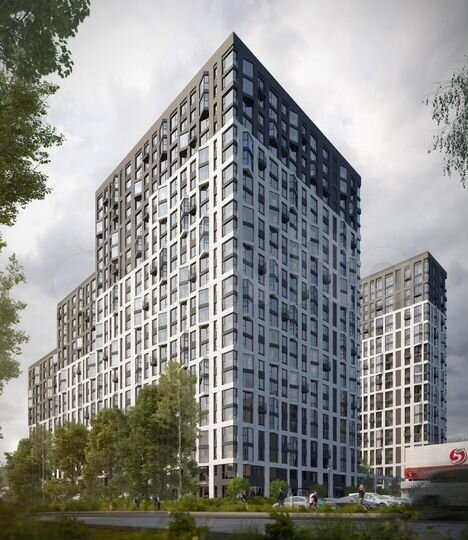 1-к. квартира, 45,7 м², 4/24 эт.