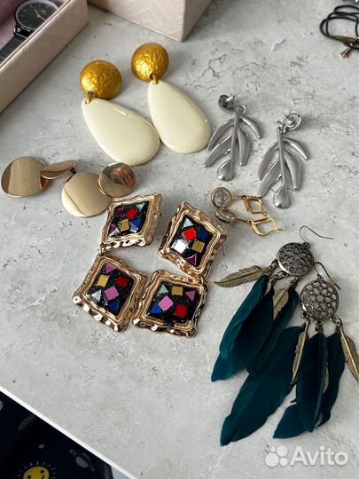 Бижутерия серьги пакетом