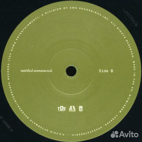 Kendrick Lamar / Untitled Unmastered. (LP)