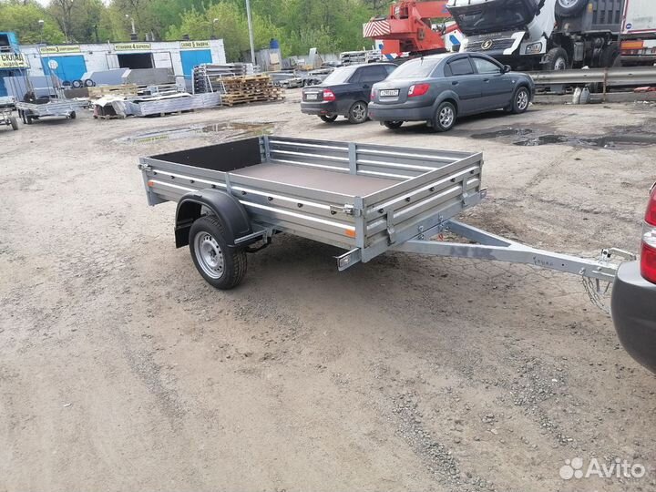 Прицеп с крышкой в комплекте от мзса Оцинкован