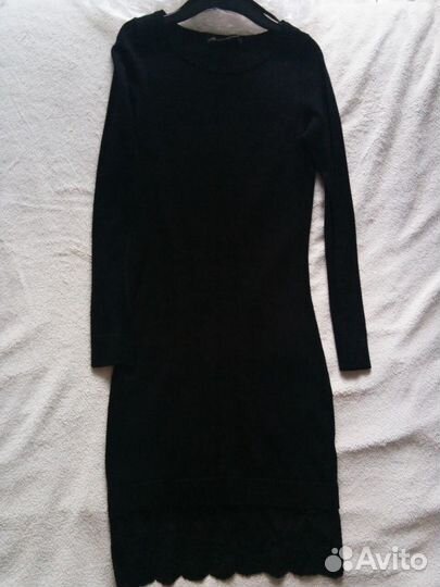 Трикотажное платье c кружевом Love Republik