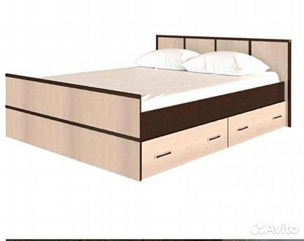 Кровать двуспальная 1.6м с матрасом новые