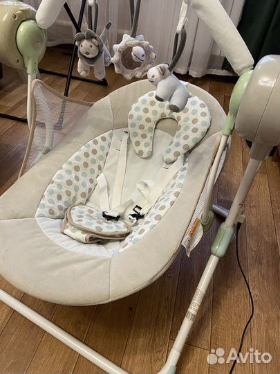 Детские электронные качели для новорожденных