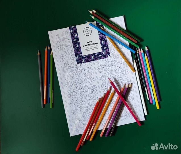 Новая раскраска антистресс Словакия вышивка