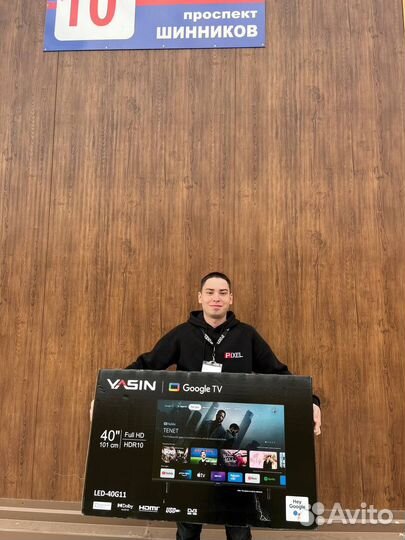 Телевизор Yasin 43 SMART TV, Голосовое