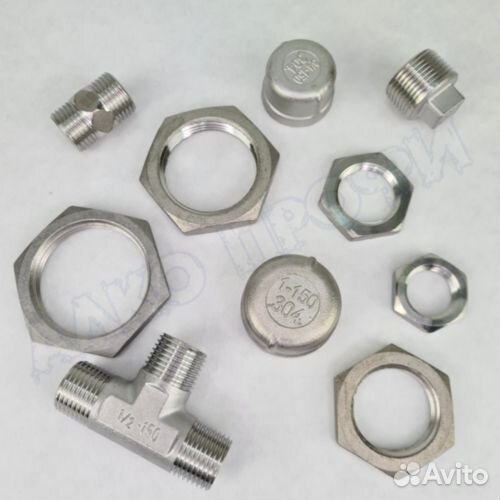 Переходник резьбовой из пищевой нержавейки